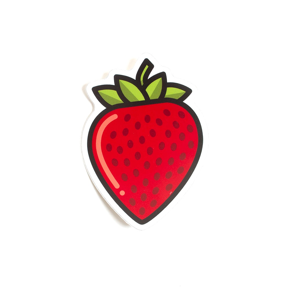 Stickers Northwest, Stickers, Art & School, 3", Strawberry, 521363